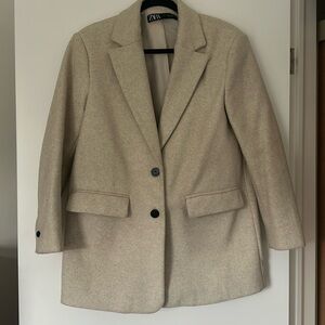 Wool style blazer from Mango